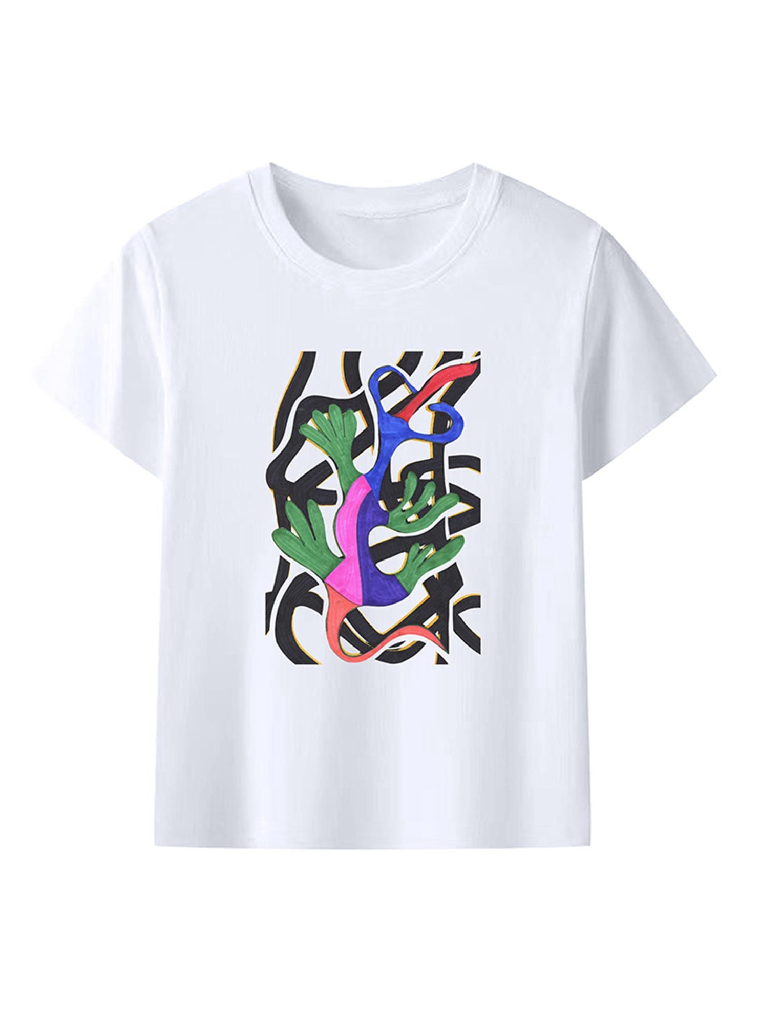 Animal Print Street Art T-Shirt